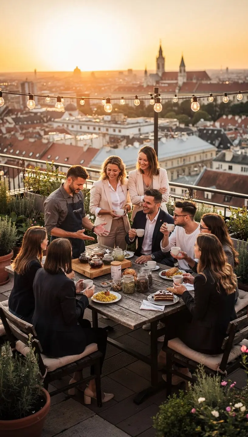 Mješavina suhog bilja i začina u staklenoj posudi, uz svježe limunove kriške.